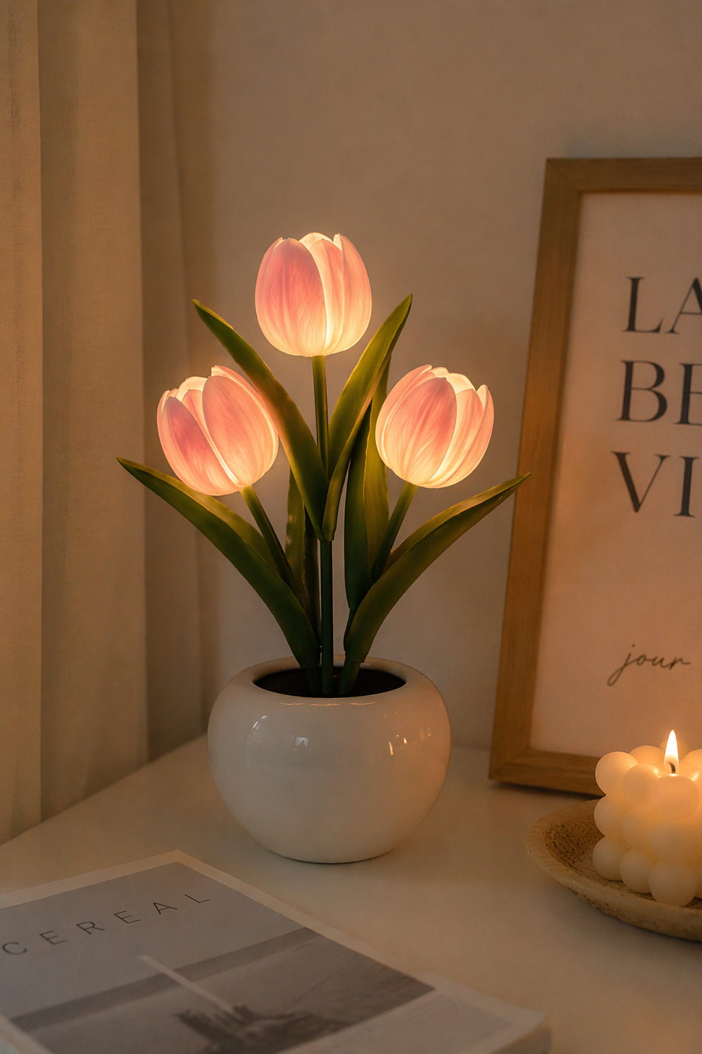 Lámpara de Tulipanes